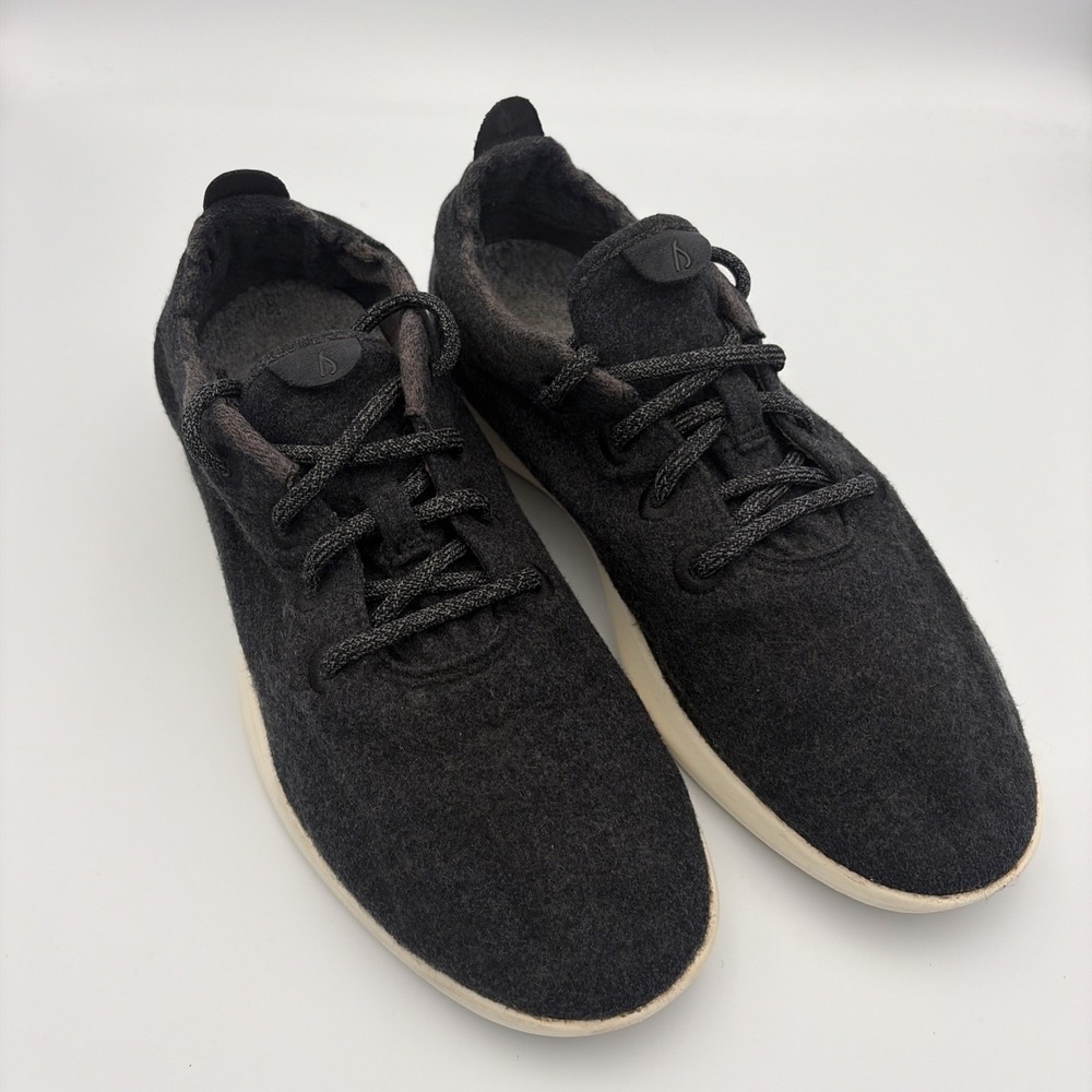 Allbirds Wool Runners Mens Size 11 Black Athletic Running Walking Shoes Sneakers - Picture 3 of 16